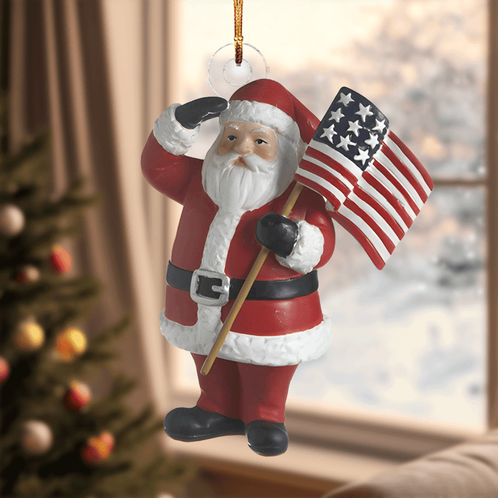 Jolly Old St Nick - Mica Ornament NCU0PD191