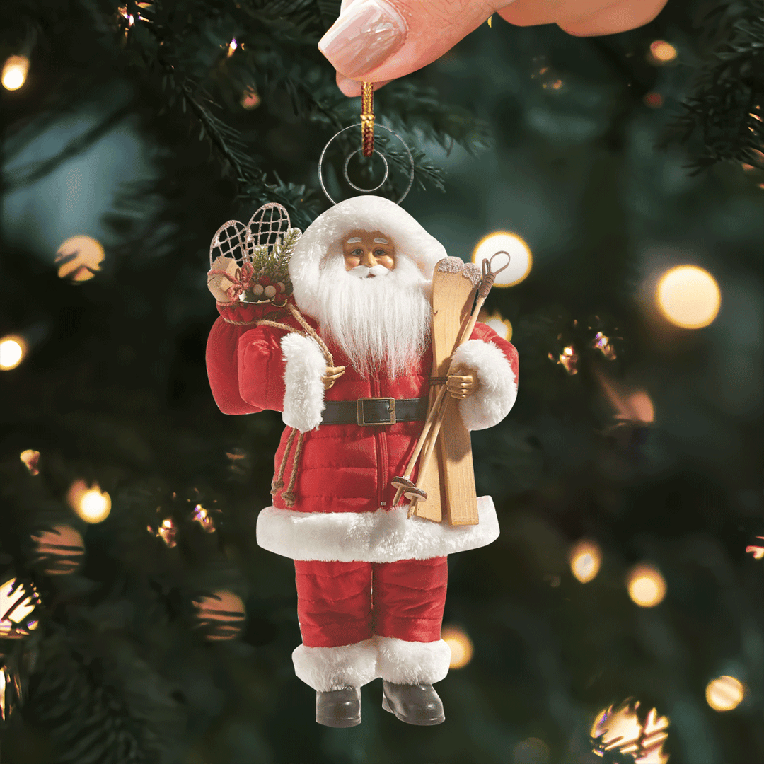 Jolly Saint Nick - Mica Ornament NCU0PD188