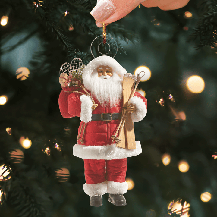 Jolly Saint Nick - Mica Ornament NCU0PD188