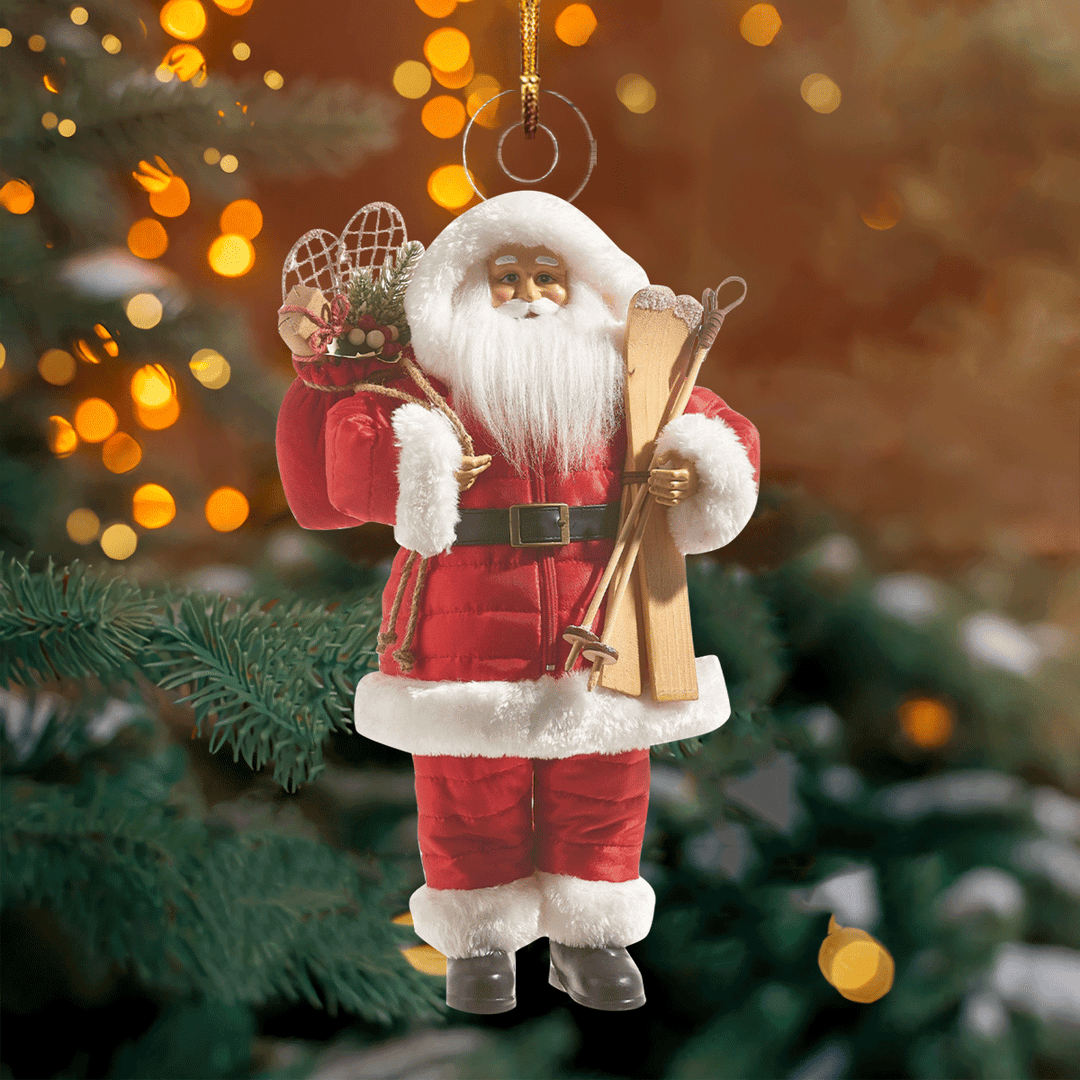 Jolly Saint Nick - Mica Ornament NCU0PD188
