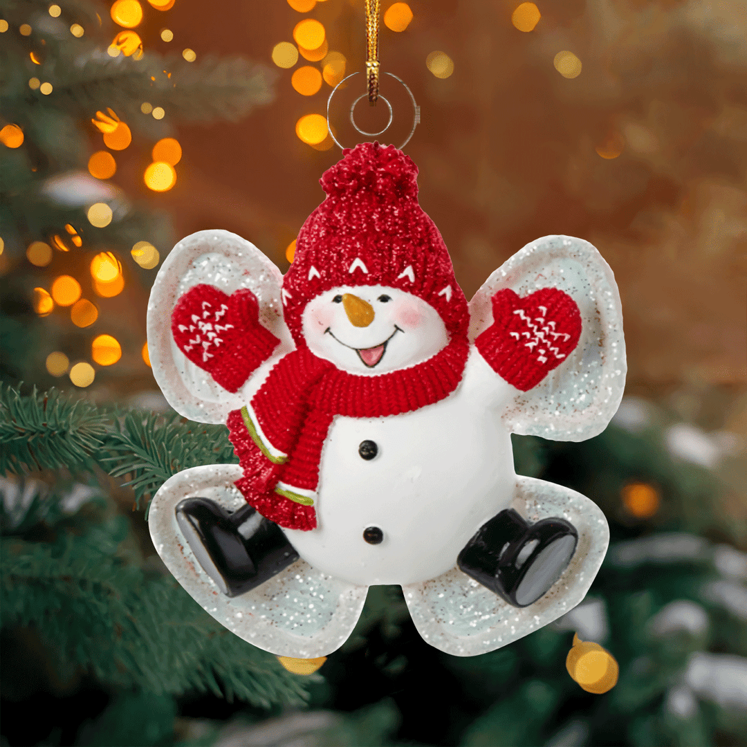 Jolly Snowman Delight - Mica Ornament NCU0PD185