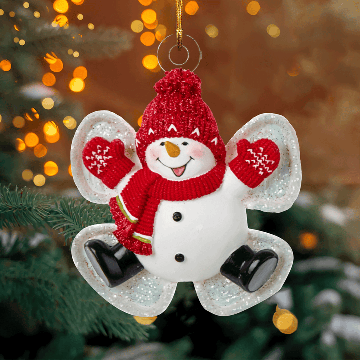 Jolly Snowman Delight - Mica Ornament NCU0PD185