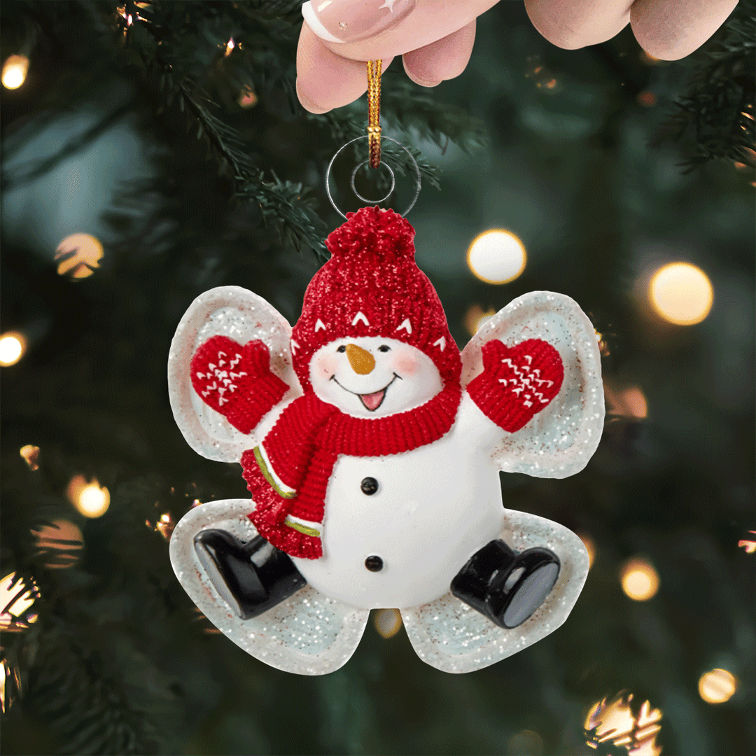 Jolly Snowman Delight - Mica Ornament NCU0PD185