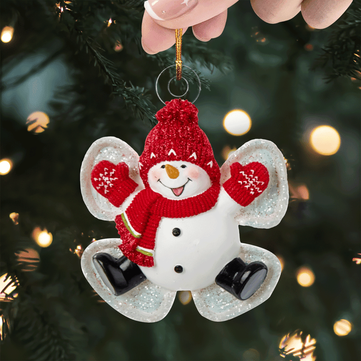 Jolly Snowman Delight - Mica Ornament NCU0PD185