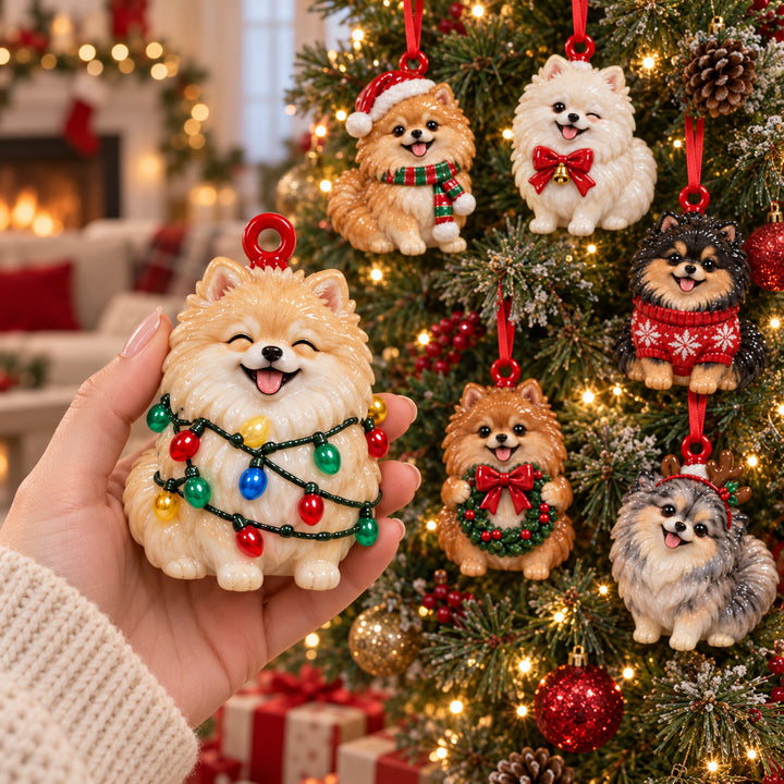 Jolly Pompom Squad Acrylic Ornament Gift Set NCU0HT280