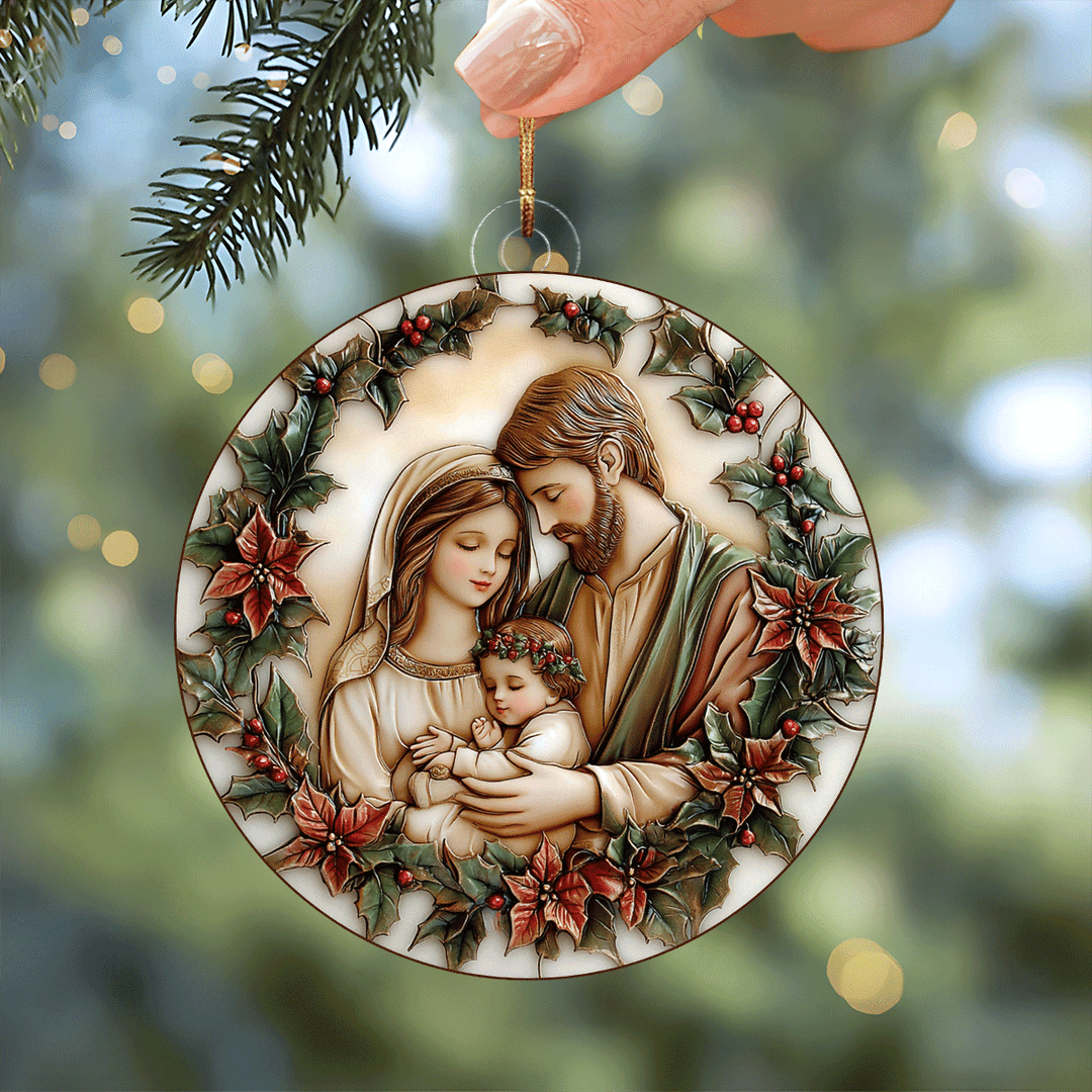 Joyous Birth of Christ Mica Ornament NCU0TL093