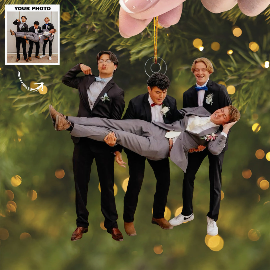 True & Trusted - Personalized Photo Mica Ornament - Customized Your Photo Ornament - Christmas Gift For Friends