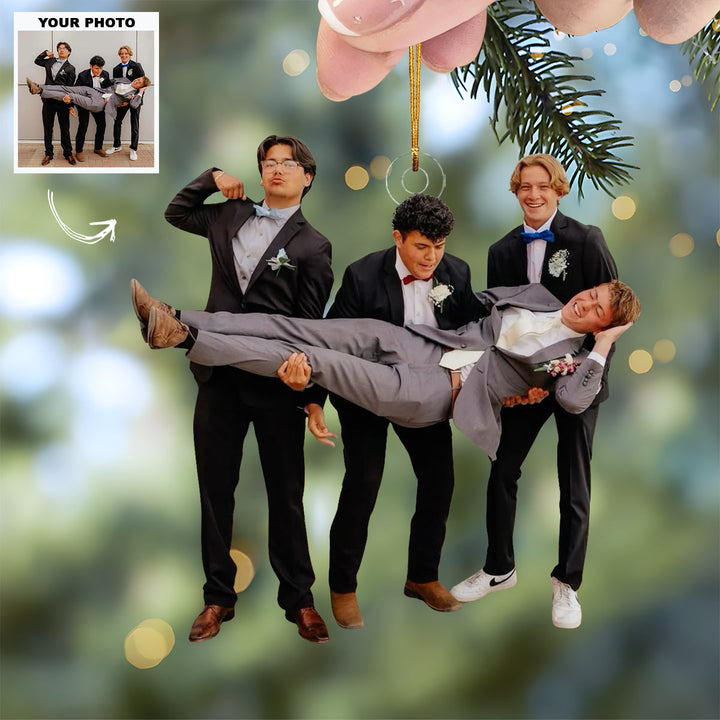 True & Trusted - Personalized Photo Mica Ornament - Customized Your Photo Ornament - Christmas Gift For Friends