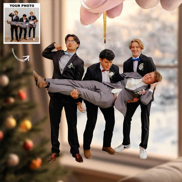 True & Trusted - Personalized Photo Mica Ornament - Customized Your Photo Ornament - Christmas Gift For Friends