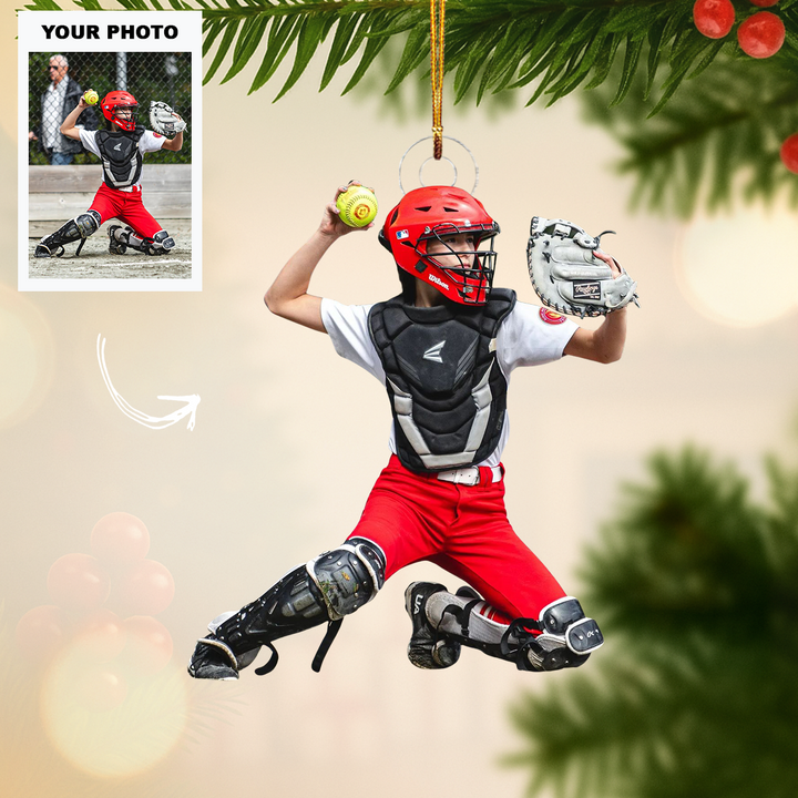 Chasing Victory - Personalized Photo Mica Ornament - Customized Your Photo Ornament - Christmas Gift For Sport Lovers