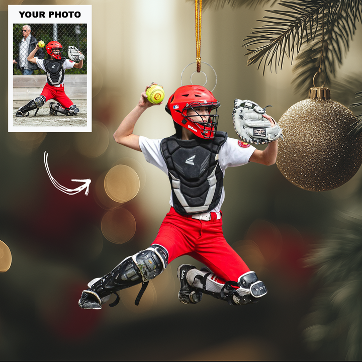 Chasing Victory - Personalized Photo Mica Ornament - Customized Your Photo Ornament - Christmas Gift For Sport Lovers