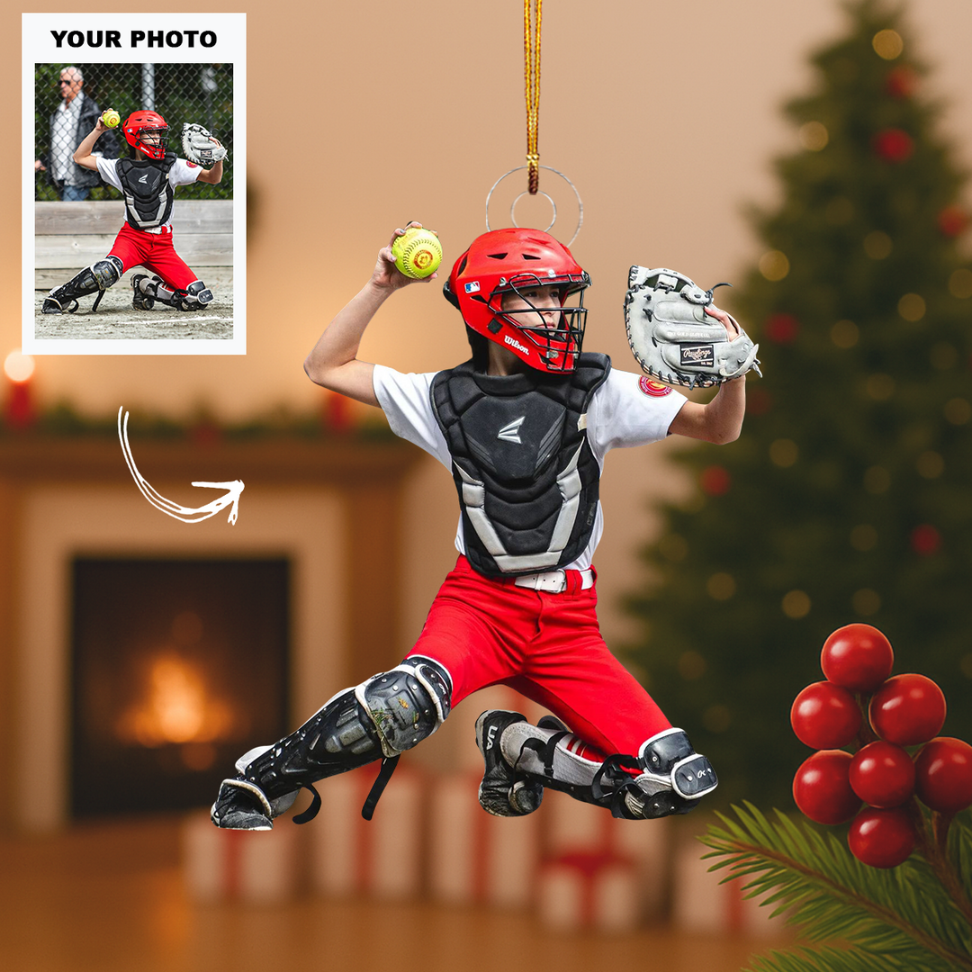 Chasing Victory - Personalized Photo Mica Ornament - Customized Your Photo Ornament - Christmas Gift For Sport Lovers