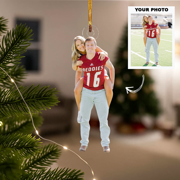 Better Together - Personalized Photo Mica Ornament - Customized Your Photo Ornament - Christmas Gift For Couple