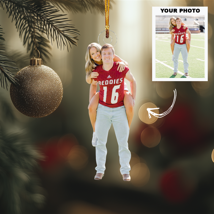 Better Together - Personalized Photo Mica Ornament - Customized Your Photo Ornament - Christmas Gift For Couple
