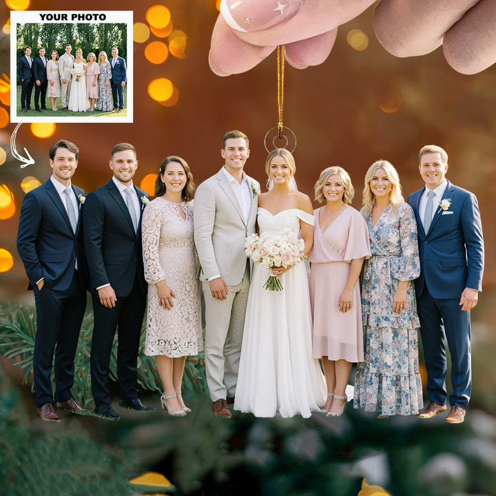 Always Yours - Personalized Photo Mica Ornament - Customized Your Photo Ornament - Christmas Gift For Couple