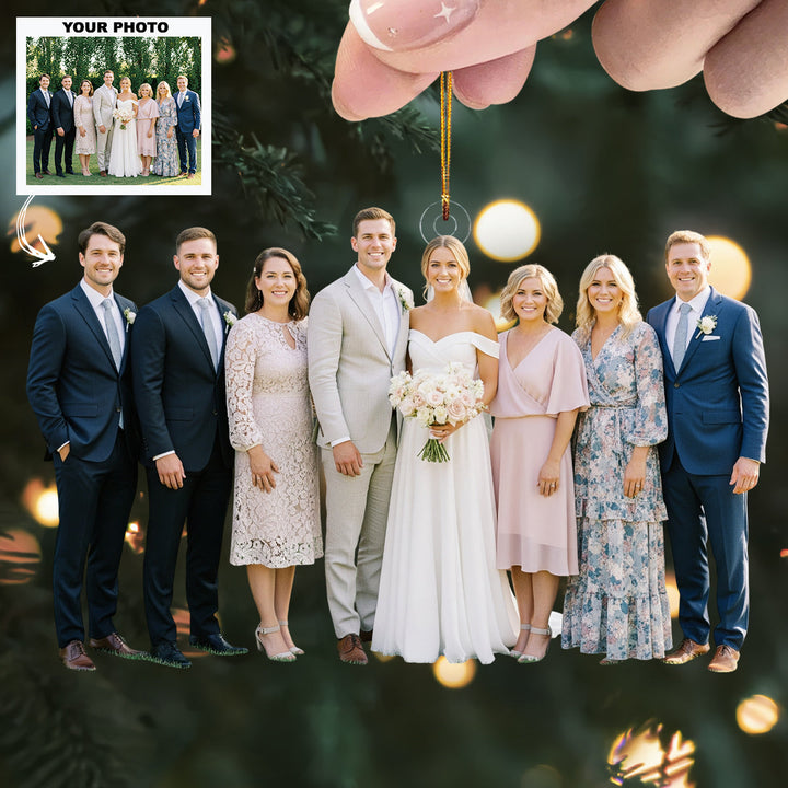 Always Yours - Personalized Photo Mica Ornament - Customized Your Photo Ornament - Christmas Gift For Couple