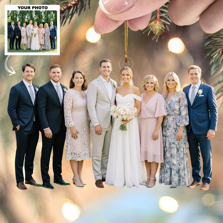 Always Yours - Personalized Photo Mica Ornament - Customized Your Photo Ornament - Christmas Gift For Couple