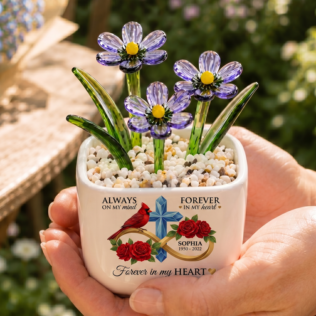 I Am Always With You - Personalized Memorial Flower Pot - Gift For Family Members