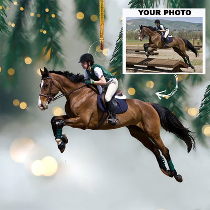 Personalized Photo Mica Ornament - Christmas Gift For Family Member -  Customized Your Photo Ornament