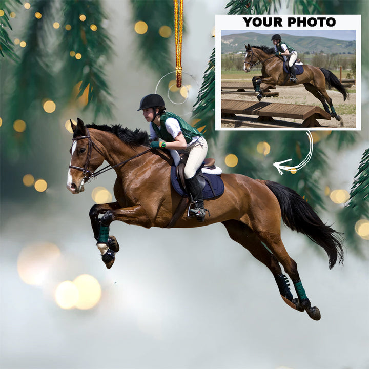 Personalized Photo Mica Ornament - Christmas Gift For Family Member -  Customized Your Photo Ornament