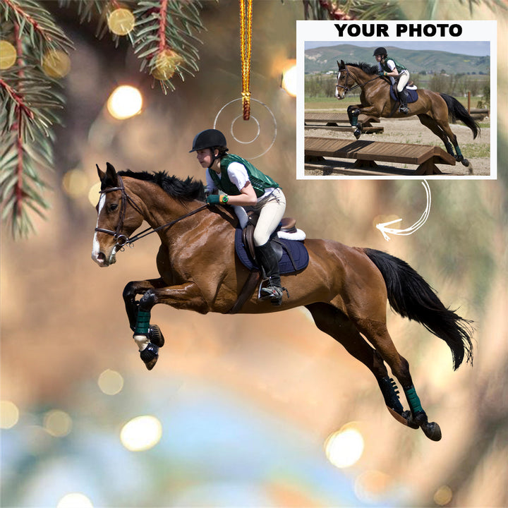 Personalized Photo Mica Ornament - Christmas Gift For Family Member -  Customized Your Photo Ornament