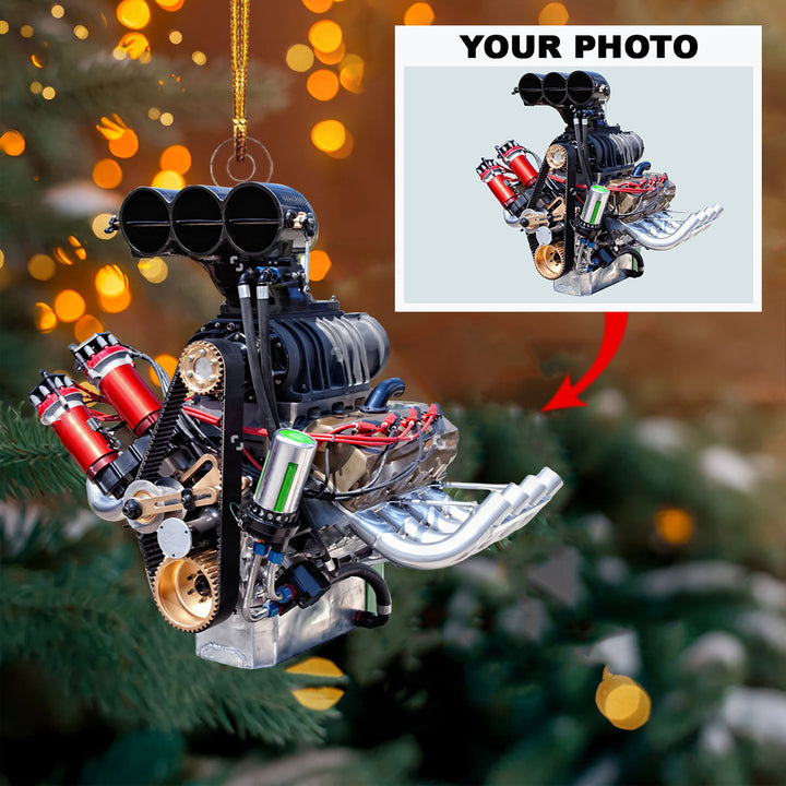 Personalized Photo Mica Ornament - Customize Your Photo V3 ARND018