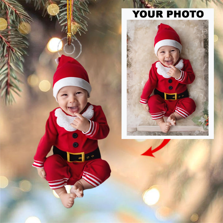 Personalized Photo Mica Ornament -  Customized Your Photo Ornament V8 ARND018