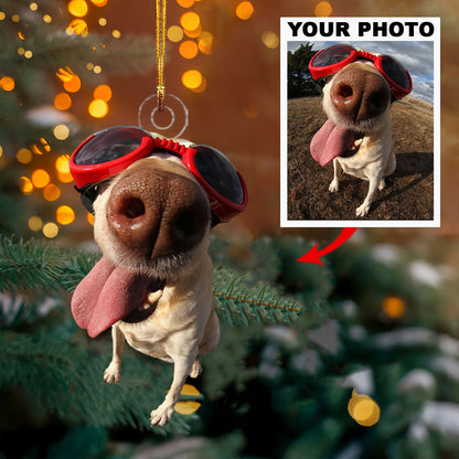 Personalized Photo Mica Ornament - Gift For Pet Lover -  Customized Your Pet Ornament ARND018