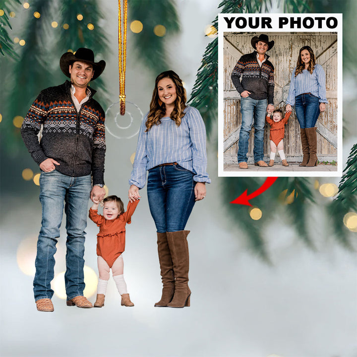 Personalized Photo Mica Ornament - Customize Your Photo V4 ARND018