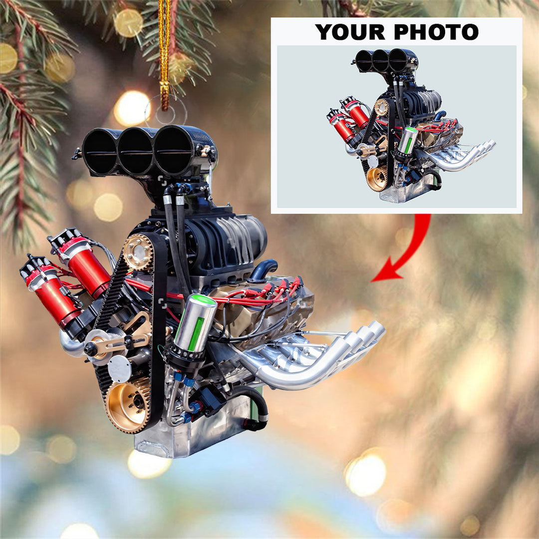 Personalized Photo Mica Ornament - Customize Your Photo V3 ARND018