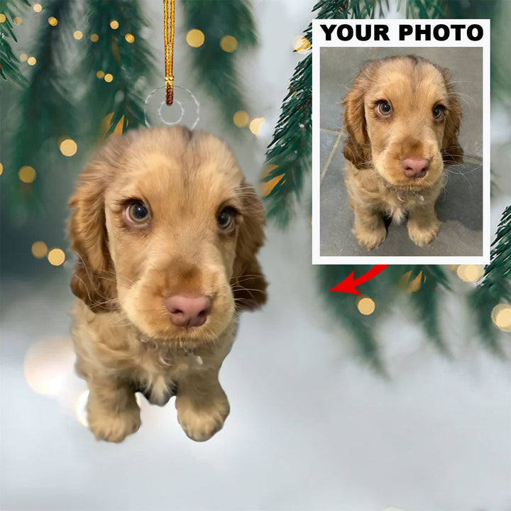 Personalized Photo Mica Ornament -  Customized Your Photo Ornament V7 ARND018