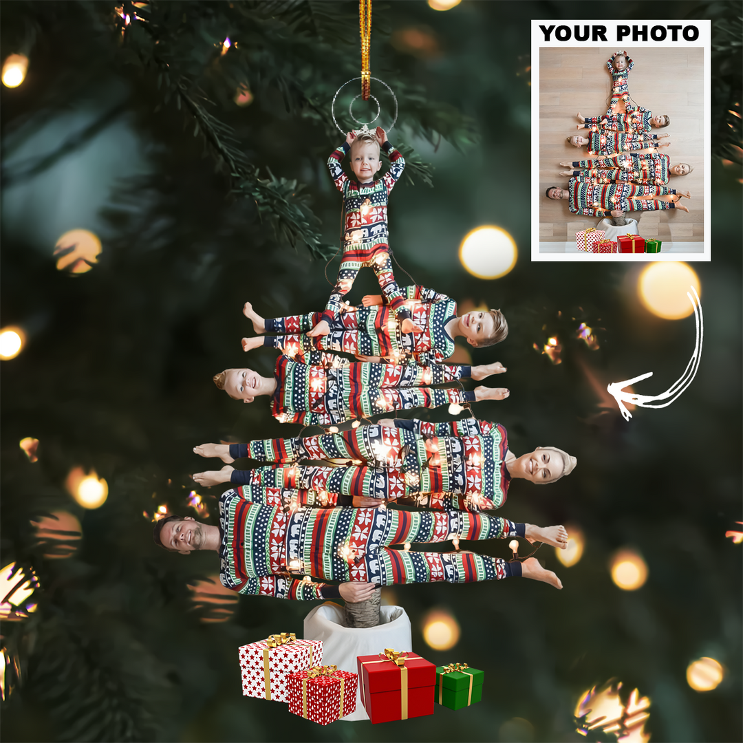 Personalized Photo Mica Ornament - Christmas, Birthday Gift For Family Members - Customized Your Photo Ornament