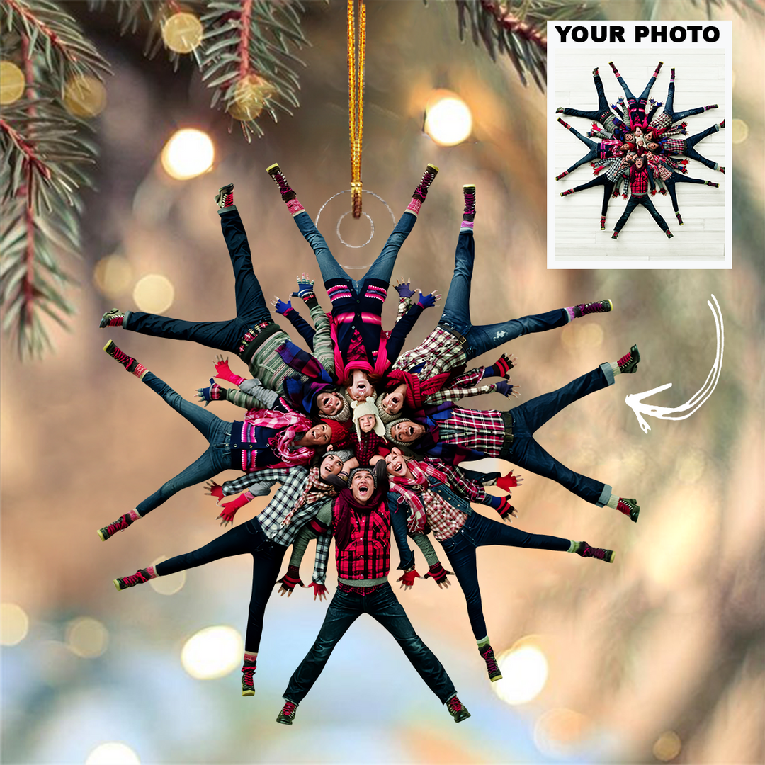 Personalized Photo Mica Ornament - Christmas, Birthday Gift For Family Members - Customized Your Photo Ornament