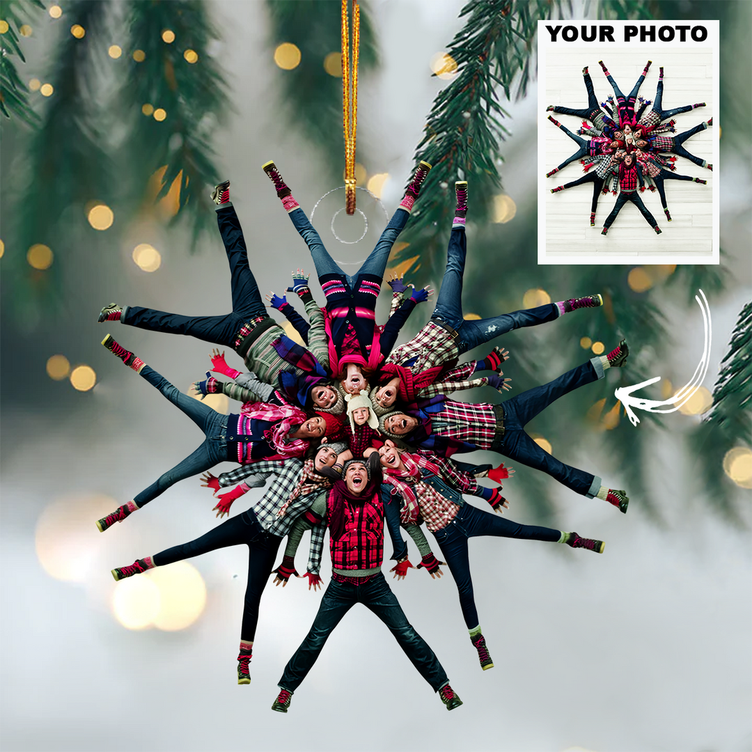 Personalized Photo Mica Ornament - Christmas, Birthday Gift For Family Members - Customized Your Photo Ornament