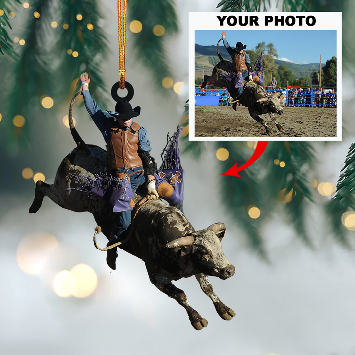 Personalized Photo Mica Ornament - Customize Your Photo V1 ARND018