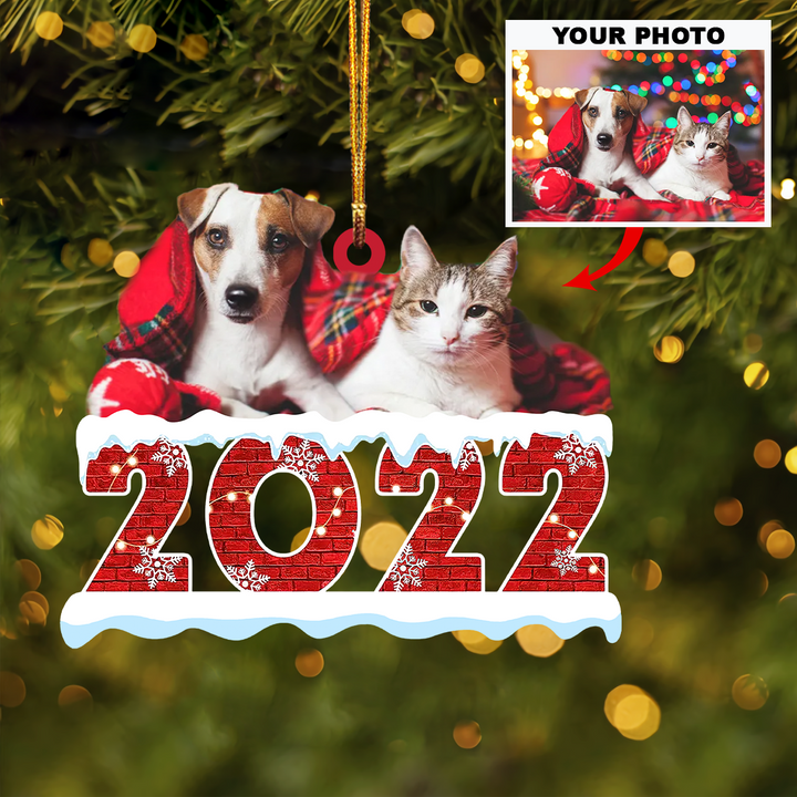 Personalized Photo Mica Ornament - Customized Your Photo Ornament ARND018 UPL0KH008