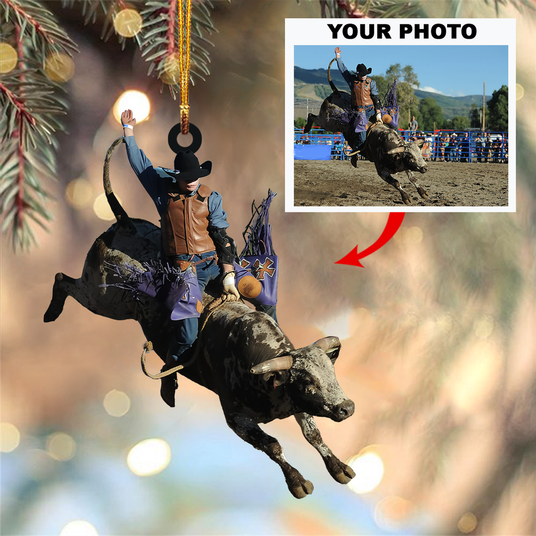 Personalized Photo Mica Ornament - Customize Your Photo V1 ARND018