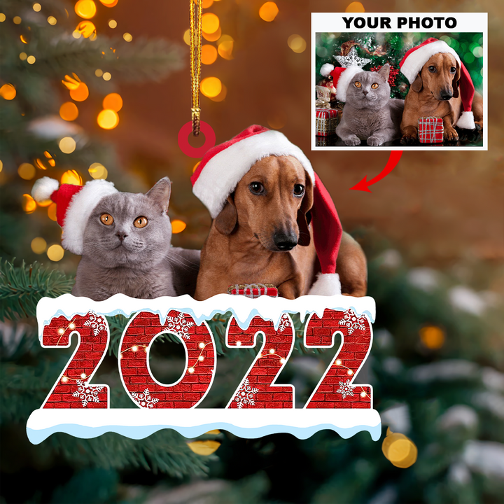 Personalized Photo Mica Ornament - Customized Your Photo Ornament ARND018 UPL0KH008