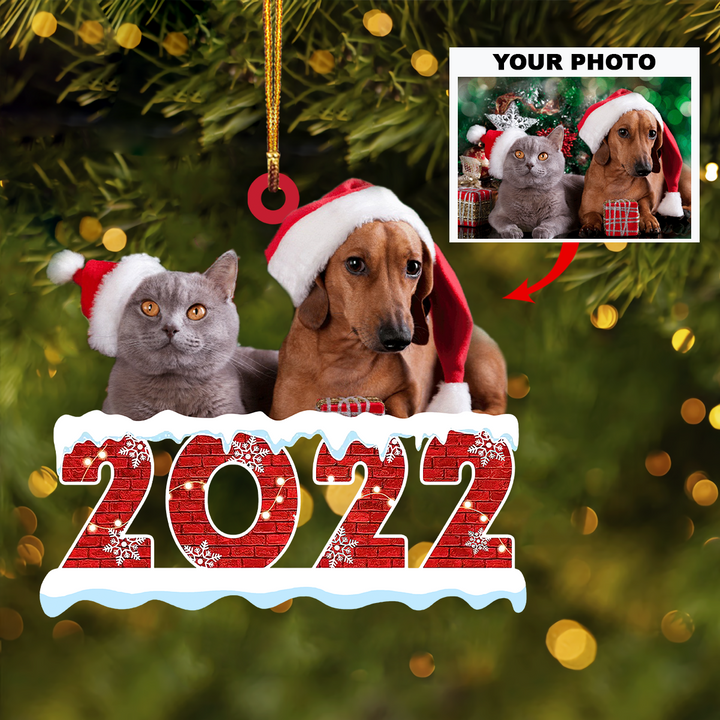 Personalized Photo Mica Ornament - Customized Your Photo Ornament ARND018 UPL0KH008