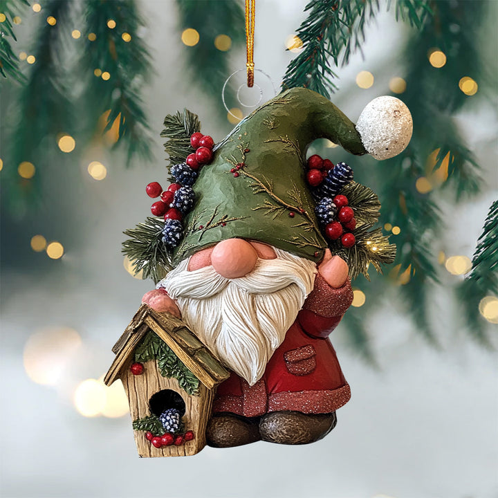 Merry Gnome Wishes - Mica Ornament NCU0PD228