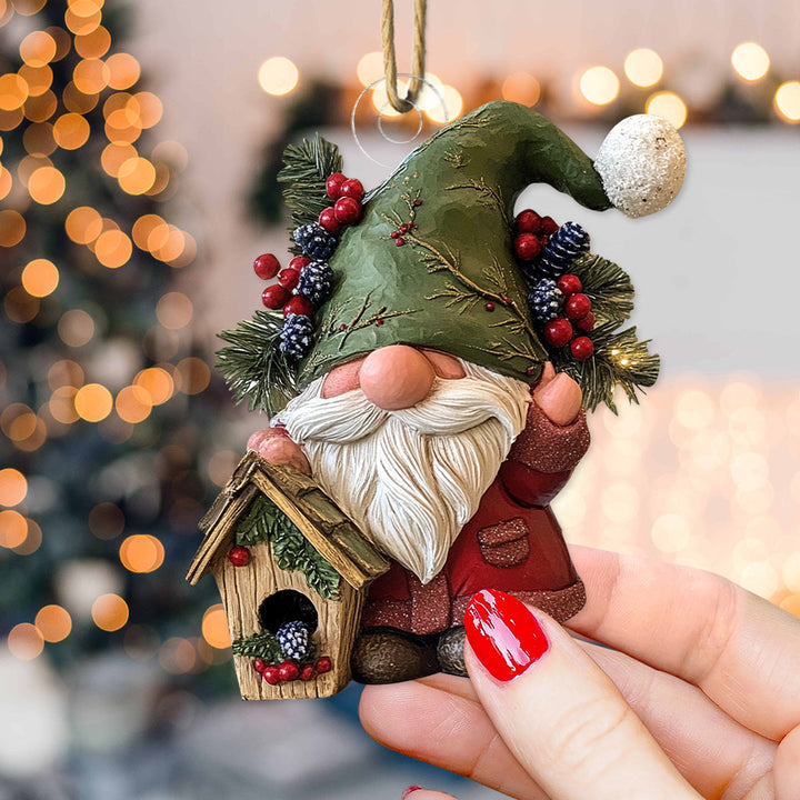 Merry Gnome Wishes - Mica Ornament NCU0PD228