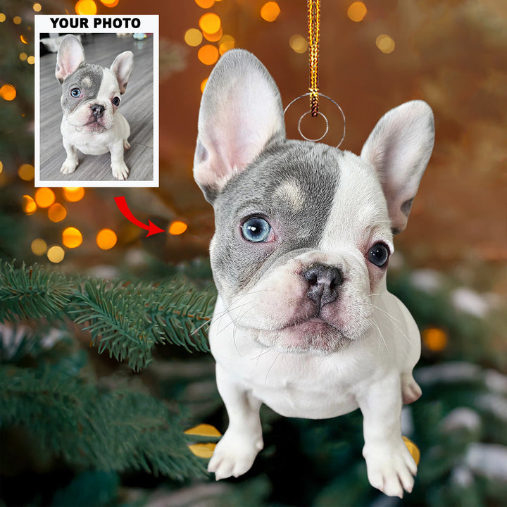 2024 Merry Puppins - Personalized Photo Mica Ornament - Gift For Pet Lovers, Pet Owners, Family Members