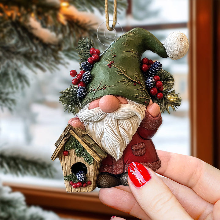 Merry Gnome Wishes - Mica Ornament NCU0PD228