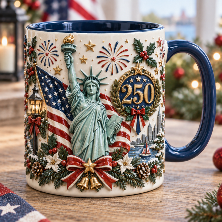 Statue Of Liberty America 250 Accent Mug NCU0TM116