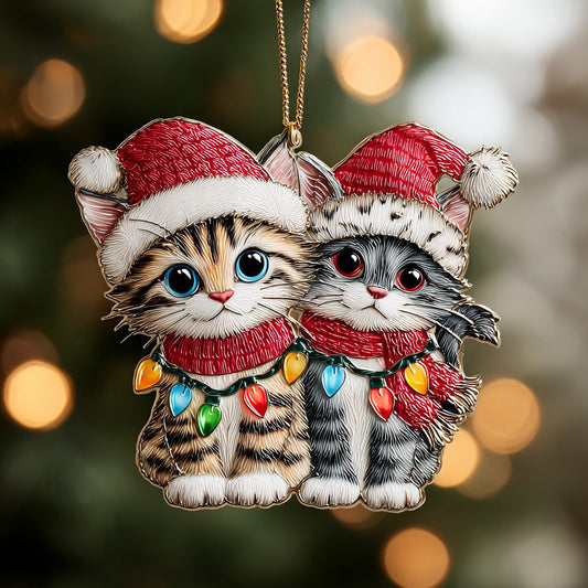 Mistletoe Pair Mica Ornament NCU0DH288