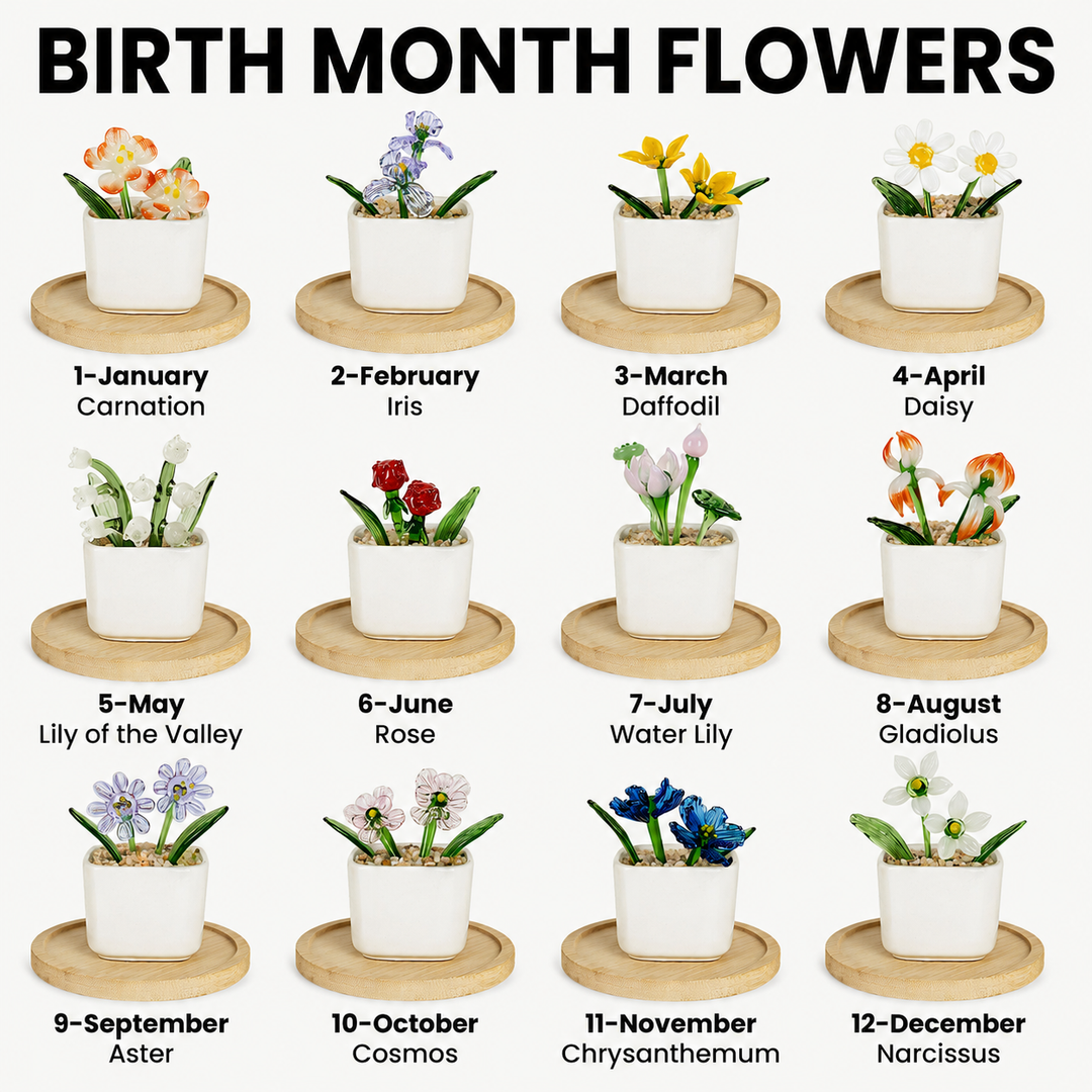 Thank You For Helping Me Grow - Personalized Birth Month Flower Pot - Gift For Teacher