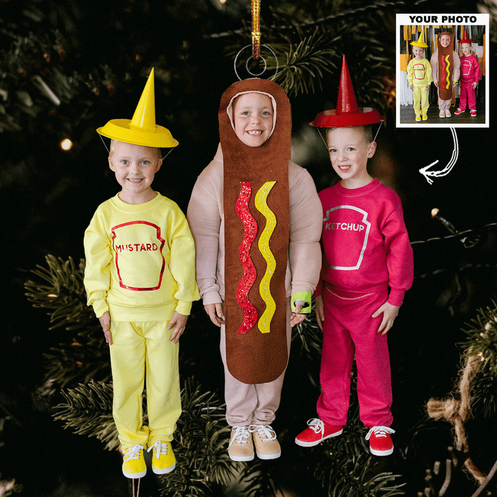 Costume Cuties - Personalized Photo Mica Ornament - Christmas Gift For Family Members