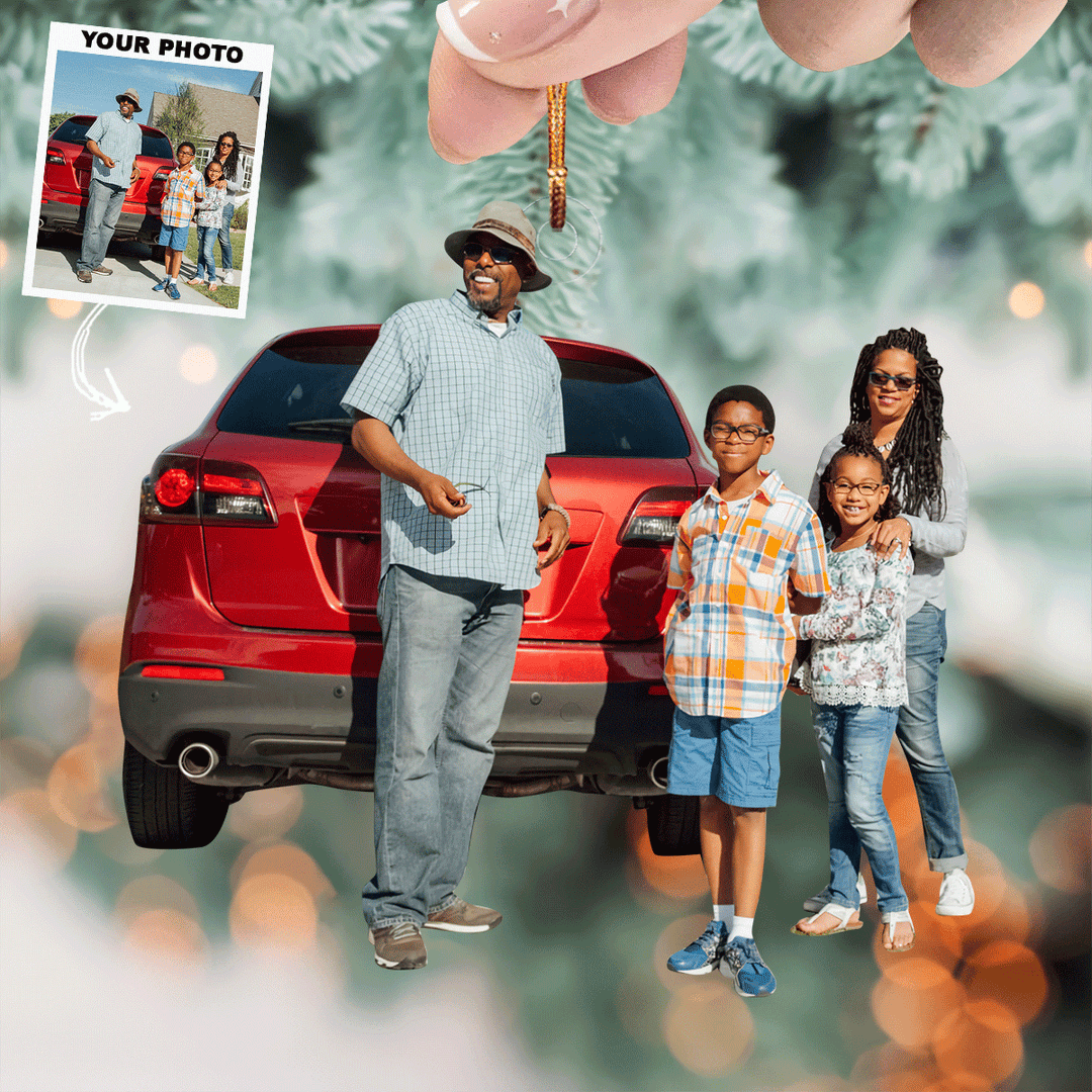 A Place to Call Our Own - Personalized Photo Mica Ornament - Christmas Gift For Family Members, Wedding Couple, Wife, Husband