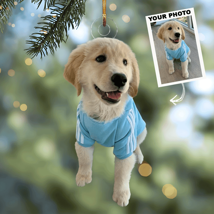 I Love My Pet - Personalized Photo Mica Ornament - Christmas Gift For Pet Lovers, Dog Lovers, Cat Lover