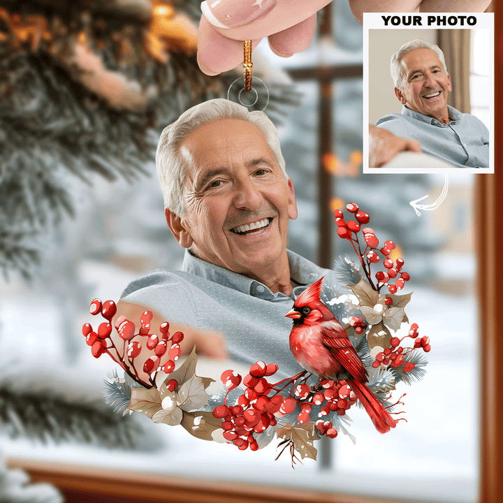 I Am Always With You - Personalized Photo Mica Ornament - Christmas Gift For Family Members UPL0PD046